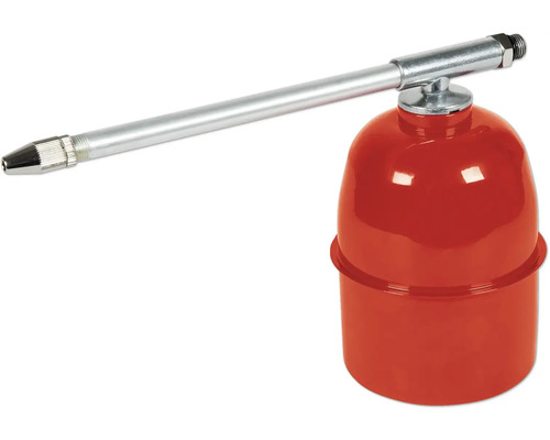 Oljekanna med flexibelt munstycke för verkstaden