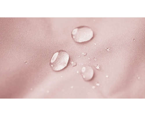 Närbild av vattendroppar på vattenavvisande tyg