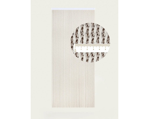 Dekorativa lameller av plast, med mätskala för att visa storleken