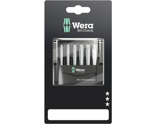 Wera Bit-Check med Torx-bits, 6 delar