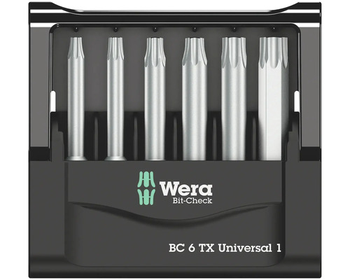 Wera Bit-Check med Torx-bits