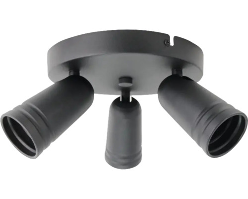 Taklampa med tre spotlights