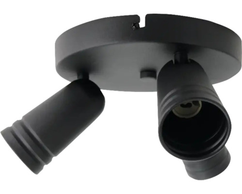 Taklampa med tre spotlights