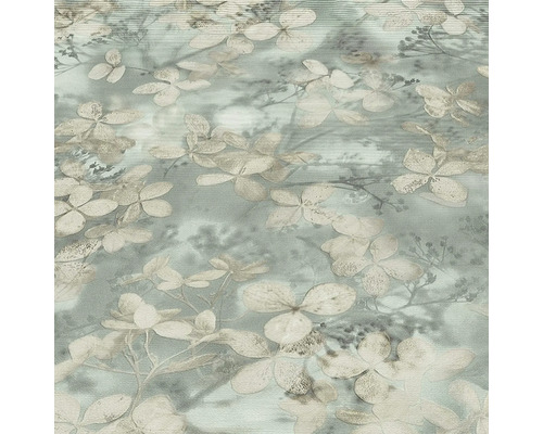 Tapet med hortensiablommönster