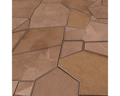 Tapet med stenmönster i olika former