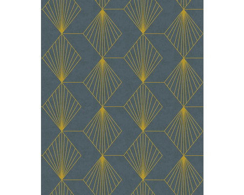 Tapet med geometrisk fläktdesign