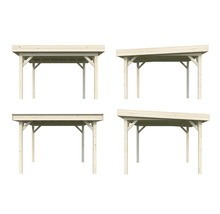 Paviljong PALMAKO Lenna 8,3m² 300x300cm obehandlad
