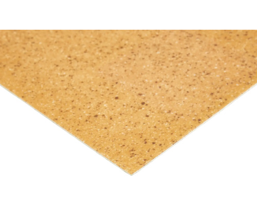 Detaljvy av en golvplatta med en spräcklig yta.