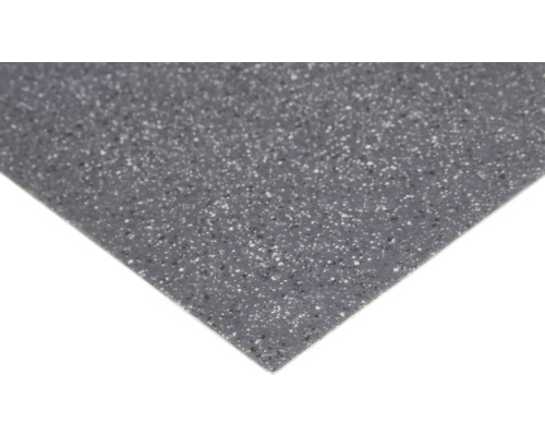 Grått golvkakel med spräckligt mönster