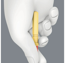 Hand håller skruvmejsel