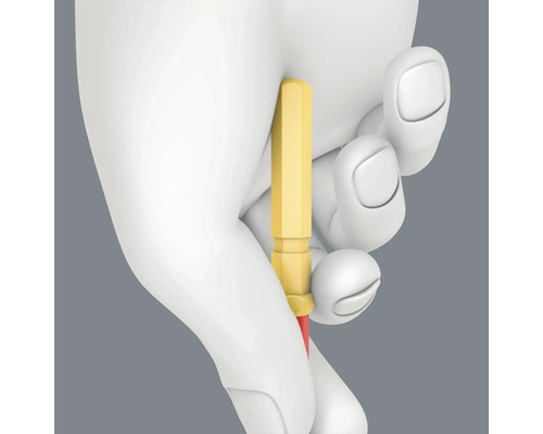Hand håller skruvmejsel