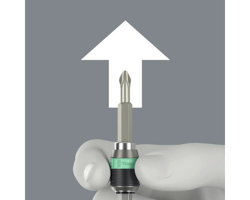 Wera logotyp med skruvmejsel och vit pil