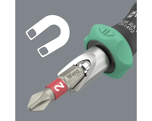 Wera skruvmejsel med bits och magnet