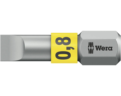 Wera logotyp skruvmejselbit spår 0,8x5,5 millimeter