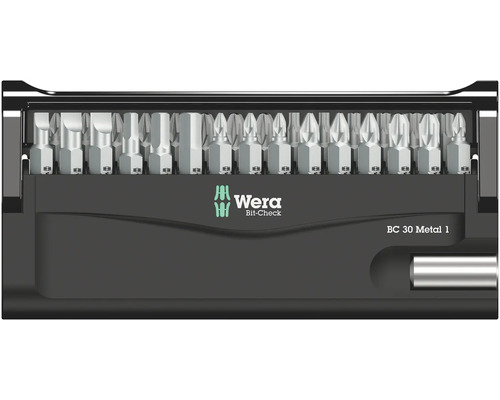 Wera Bit-Check med olika skruvmejselbitar