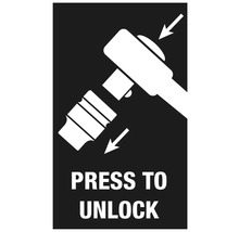 Symbol: Tryck för att låsa upp