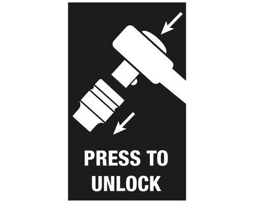 Symbol: Tryck för att låsa upp