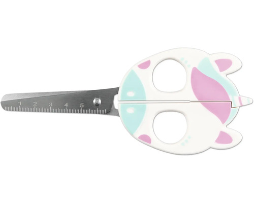 Barnsax med mätskala och djurdesign