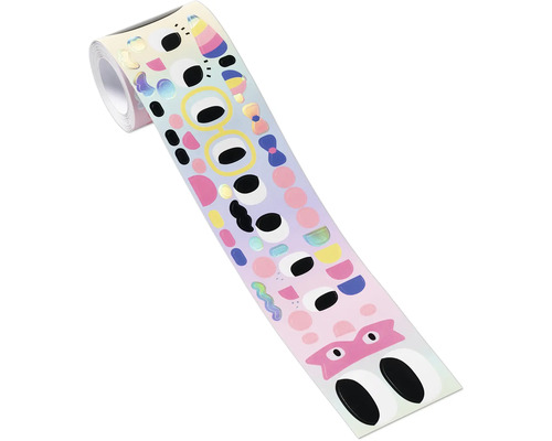 Rulle med klistermärken med motiv för pyssel och dekoration