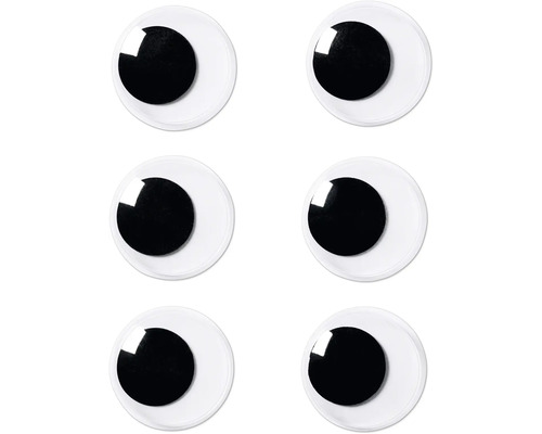 Sex rörliga ögon för hantverk