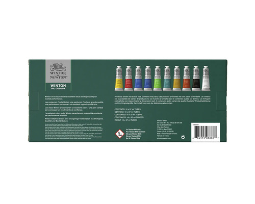 Winsor & Newton Winton oljefärgset med tio 37 ml tuber