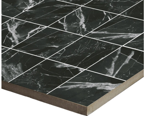 Närbild av en kakelplatta med marmorstruktur