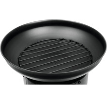 Eldskål av metall med grillgaller