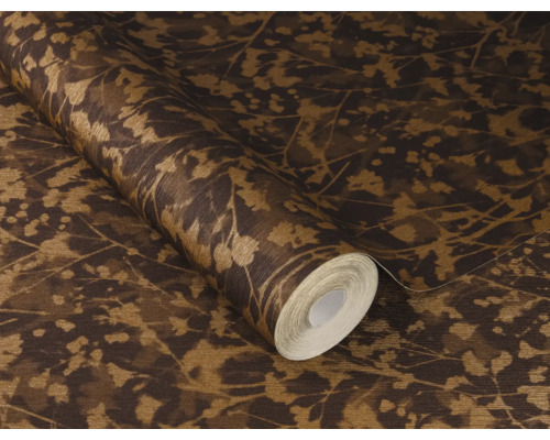 Tapetrulle med bladmönster