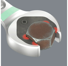 Fast nyckel med sexkantsmutter i detalj