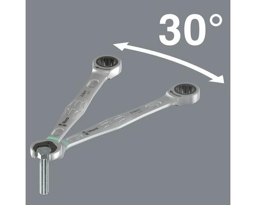 Wera Joker 6000 fast nyckel med 30 graders rörelsensradie