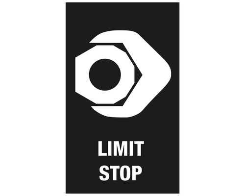 Symbol för ändstopp