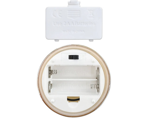 Batterifack för två AA-batterier