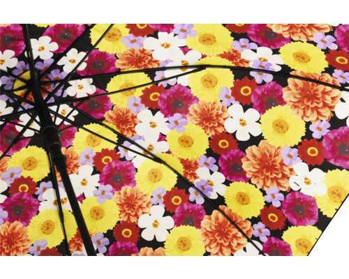 Paraply med blommönster