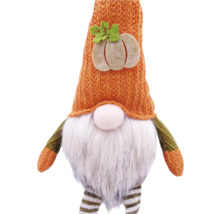 Hösttomte med stickad mössa och skägg som dekoration