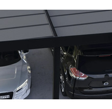 4 bilars carport CANOPIA by Palram Oslo 6x12m svart