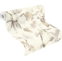 Tapetrulle med blommönster