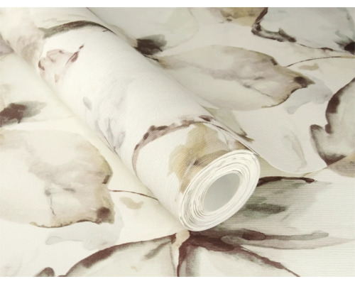 Tapetrulle med blommönster