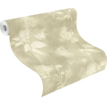 Tapetrulle med blommönster