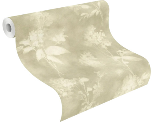 Tapetrulle med blommönster