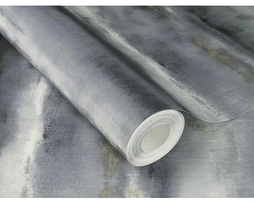 Tapetrulle med abstrakt mönster i gråtoner