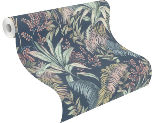 Tapetrulle med blommönster