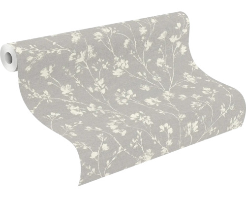 Tapetrulle med blommönster