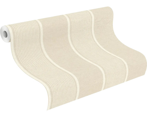 Tapetrulle med randigt mönster