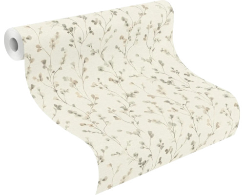 Tapetrulle med växtmönster