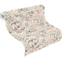 Tapetrulle med blommönster