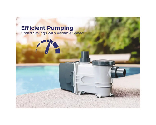 Poolpump för effektiv pumpning med variabel hastighet