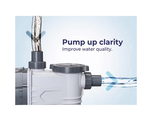 Poolfilteranläggning för att förbättra vattenkvaliteten