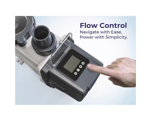 Flödesregulator med digital display och styrelement