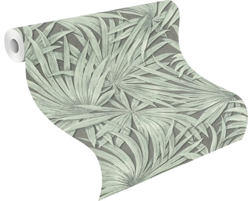 Tapetrulle med palmbladsmönster