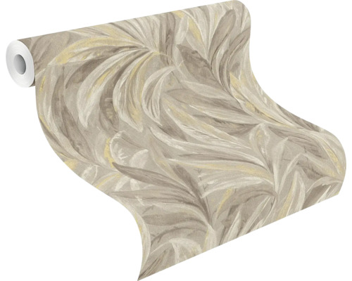 Tapetrulle med växtmönster